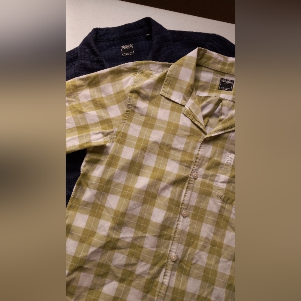 TWO (2) Camp Collar Shirts